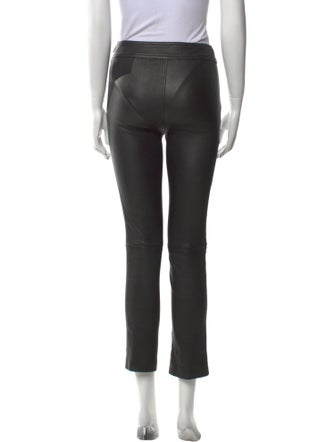 Helmut Lang Lamb Leather Straight Leg Pants
