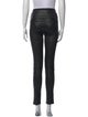 Helmut Lang Lamb Leather Skinny Leg Pants