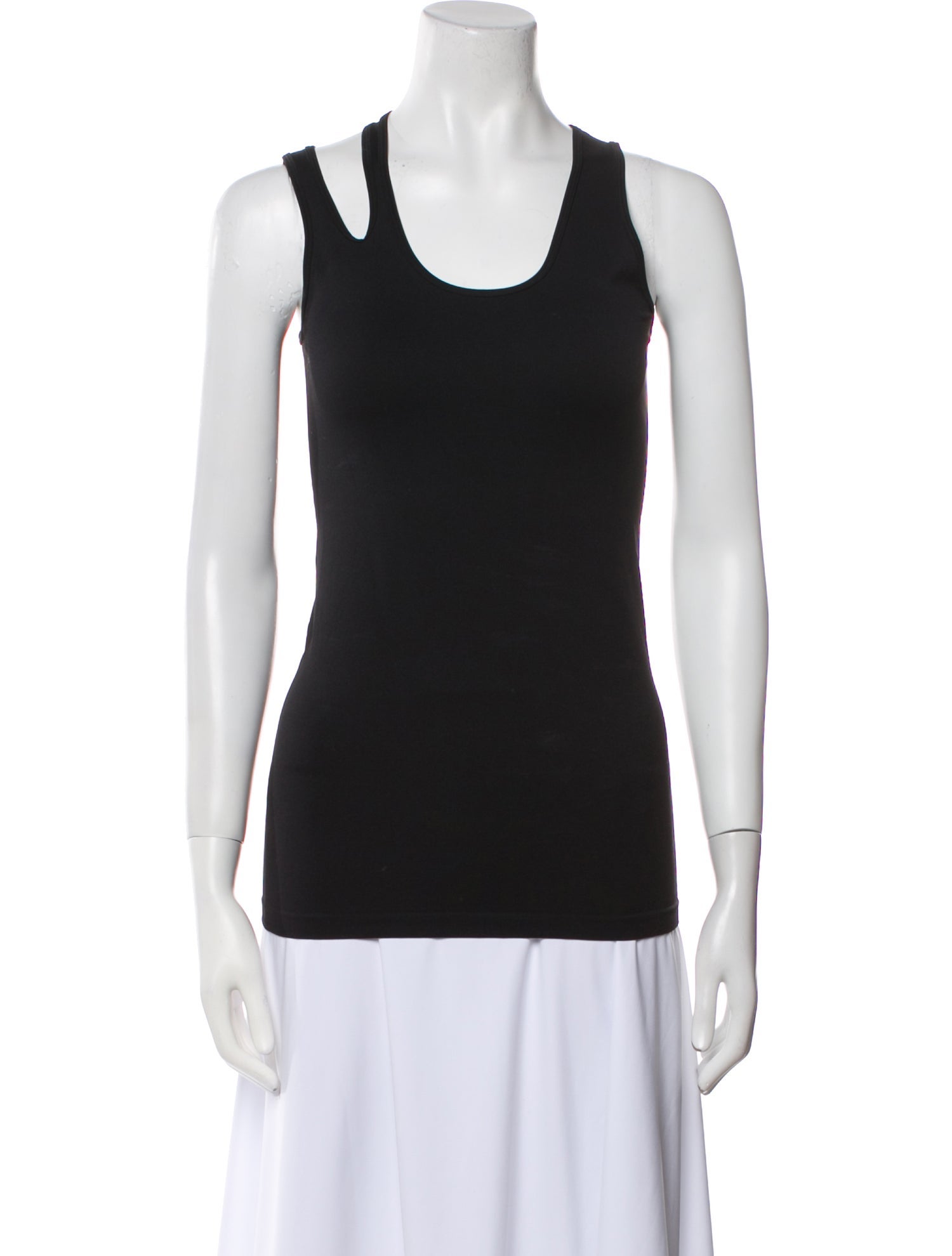 Helmut Lang Scoop Neck Sleeveless Top