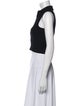 Helmut Lang V-Neck Sleeveless Crop Top