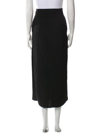 Helmut Lang Silk Midi Length Skirt