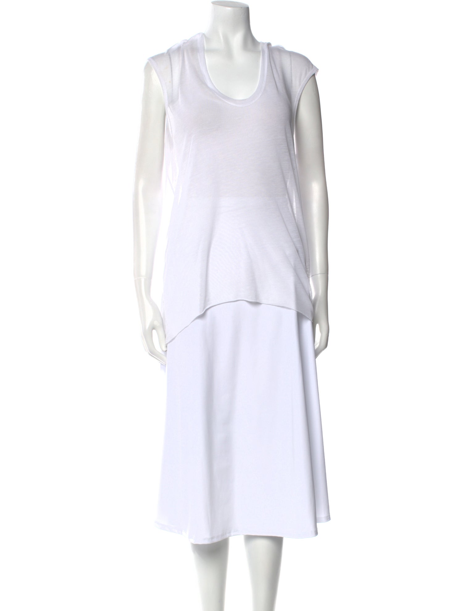 Helmut Lang Scoop Neck Sleeveless Top