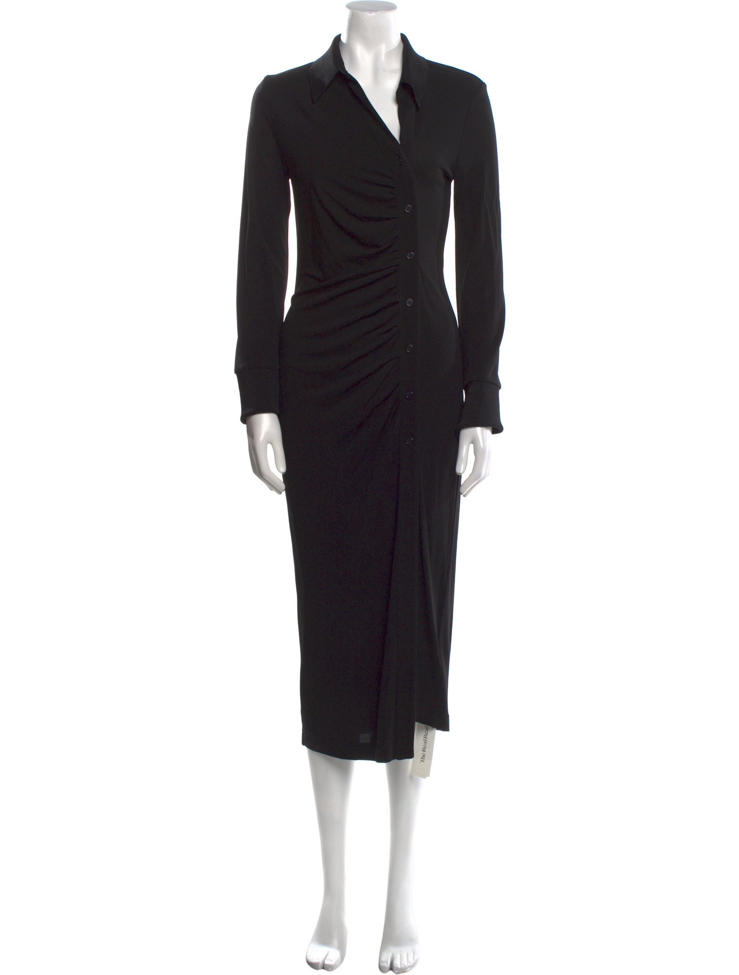 Helmut Lang Merino Wool Long Dress