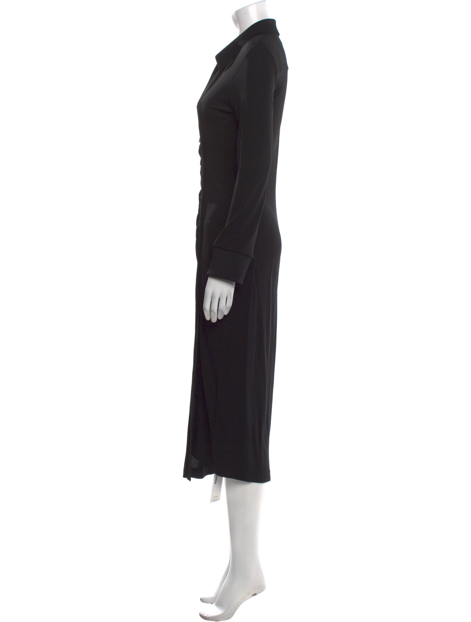 Helmut Lang Merino Wool Long Dress