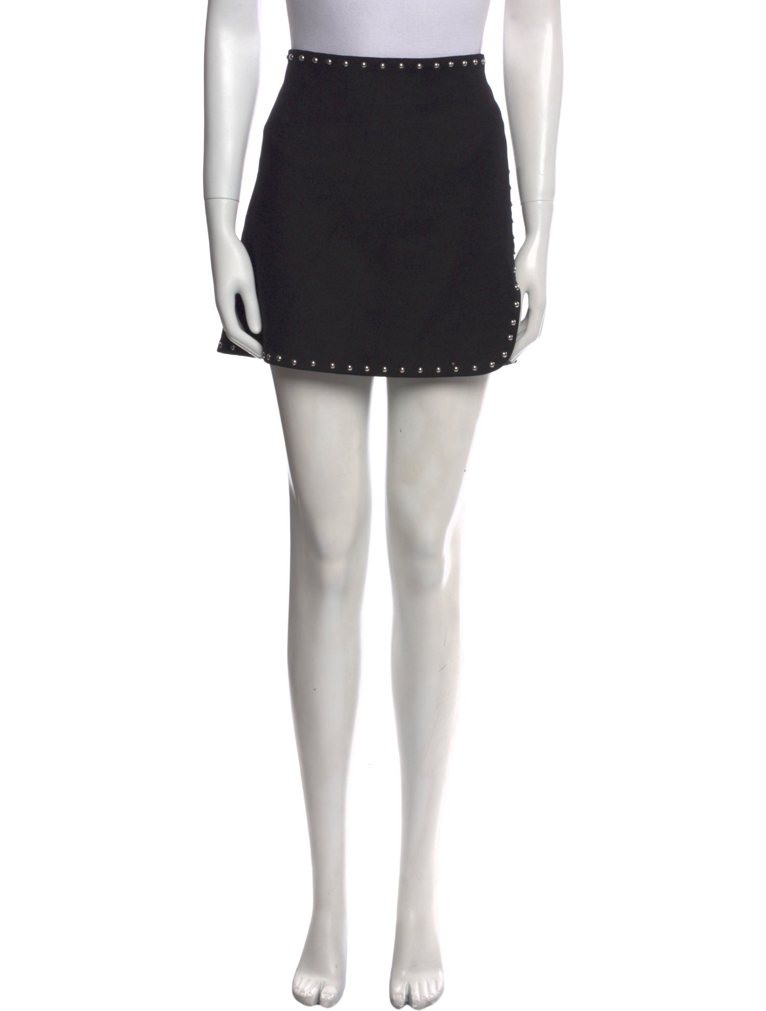 Helmut Lang Studded Accents Mini Skirt