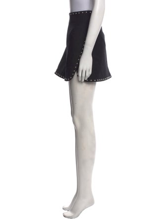 Helmut Lang Studded Accents Mini Skirt