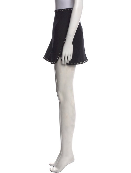 Helmut Lang Studded Accents Mini Skirt