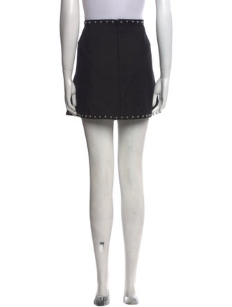 Helmut Lang Studded Accents Mini Skirt