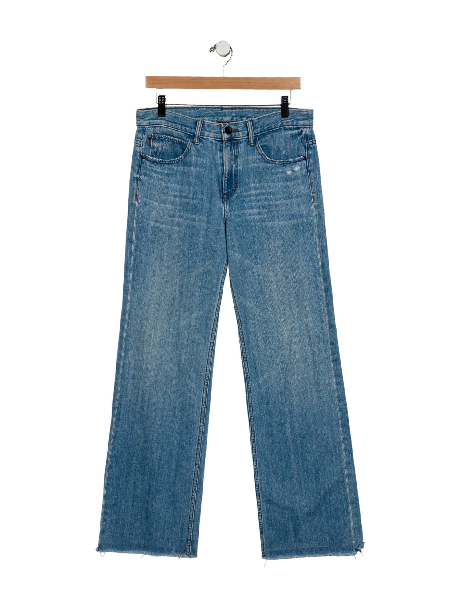 Helmut Lang Mid-Rise Wide Leg Jeans