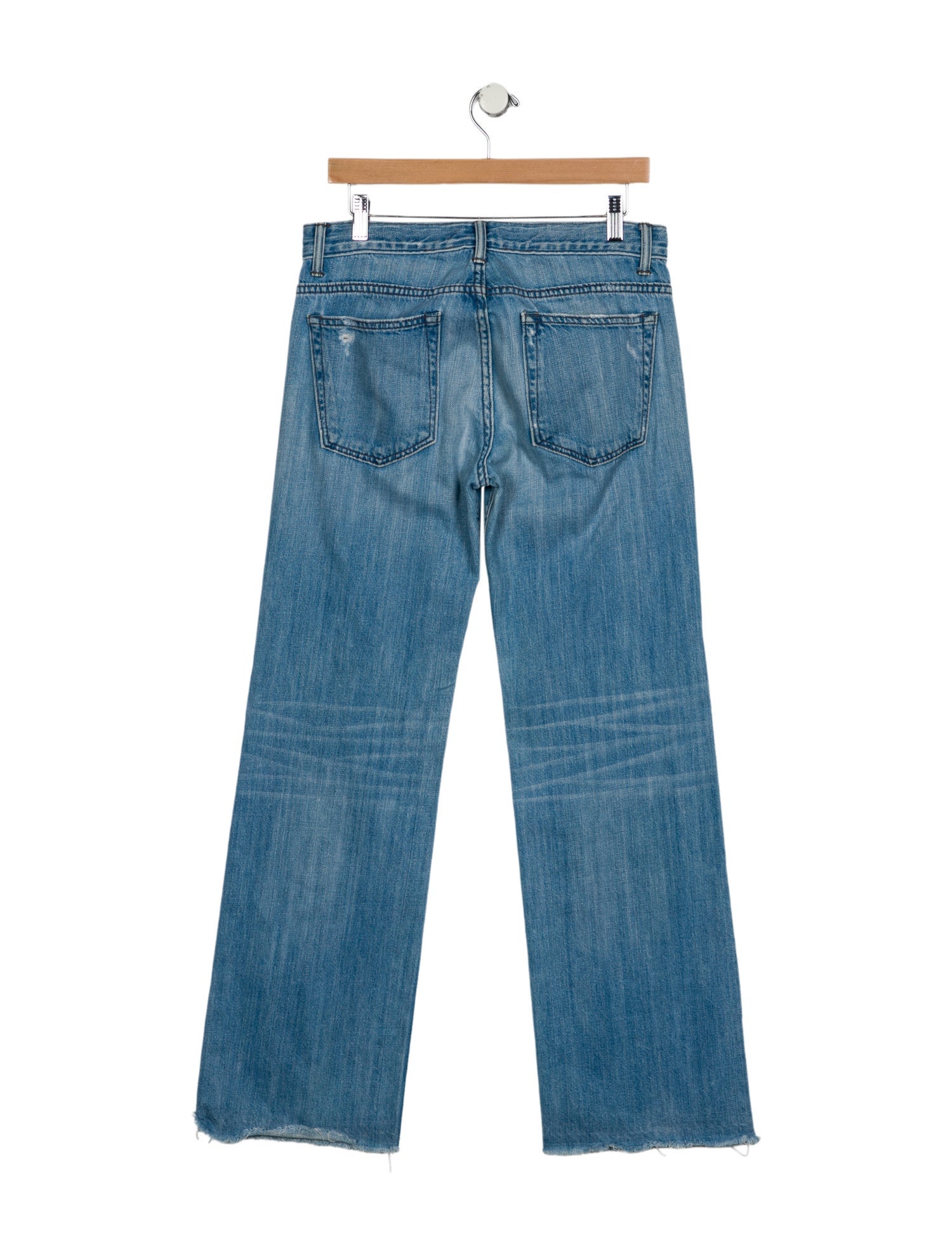 Helmut Lang Mid-Rise Wide Leg Jeans