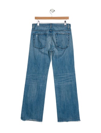Helmut Lang Mid-Rise Wide Leg Jeans