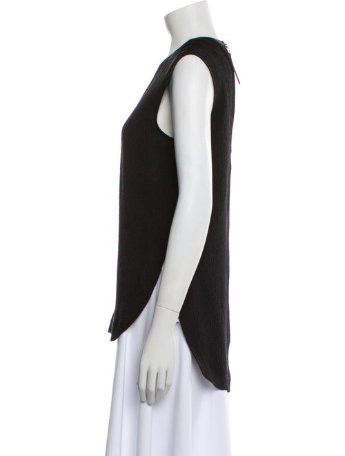 Helmut Lang Silk Crew Neck Top