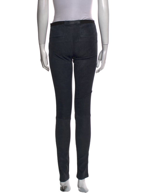 Helmut Lang Lamb Leather Skinny Leg Pants