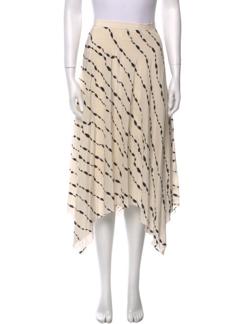 Helmut Lang Silk Midi Length Skirt