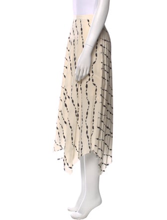 Helmut Lang Silk Midi Length Skirt