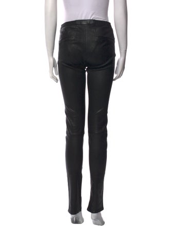 Helmut Lang Lambskin Skinny Leg Pants