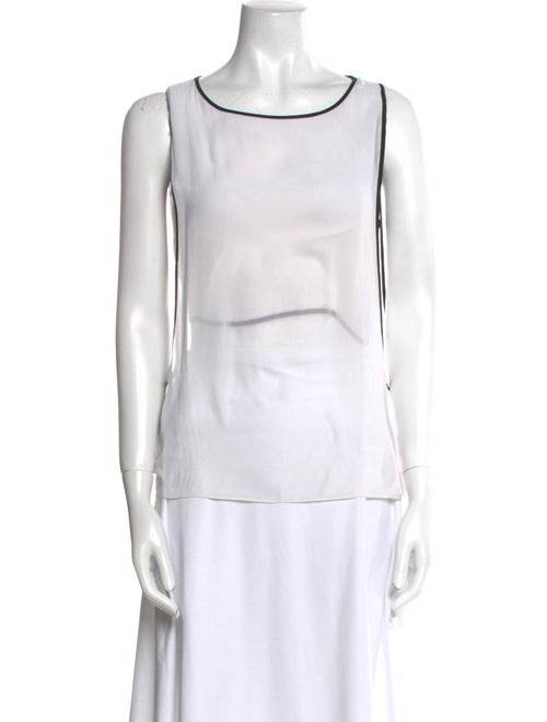 Helmut Lang Scoop Neck Sleeveless Top