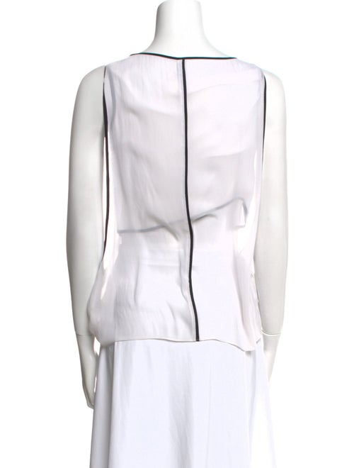 Helmut Lang Scoop Neck Sleeveless Top