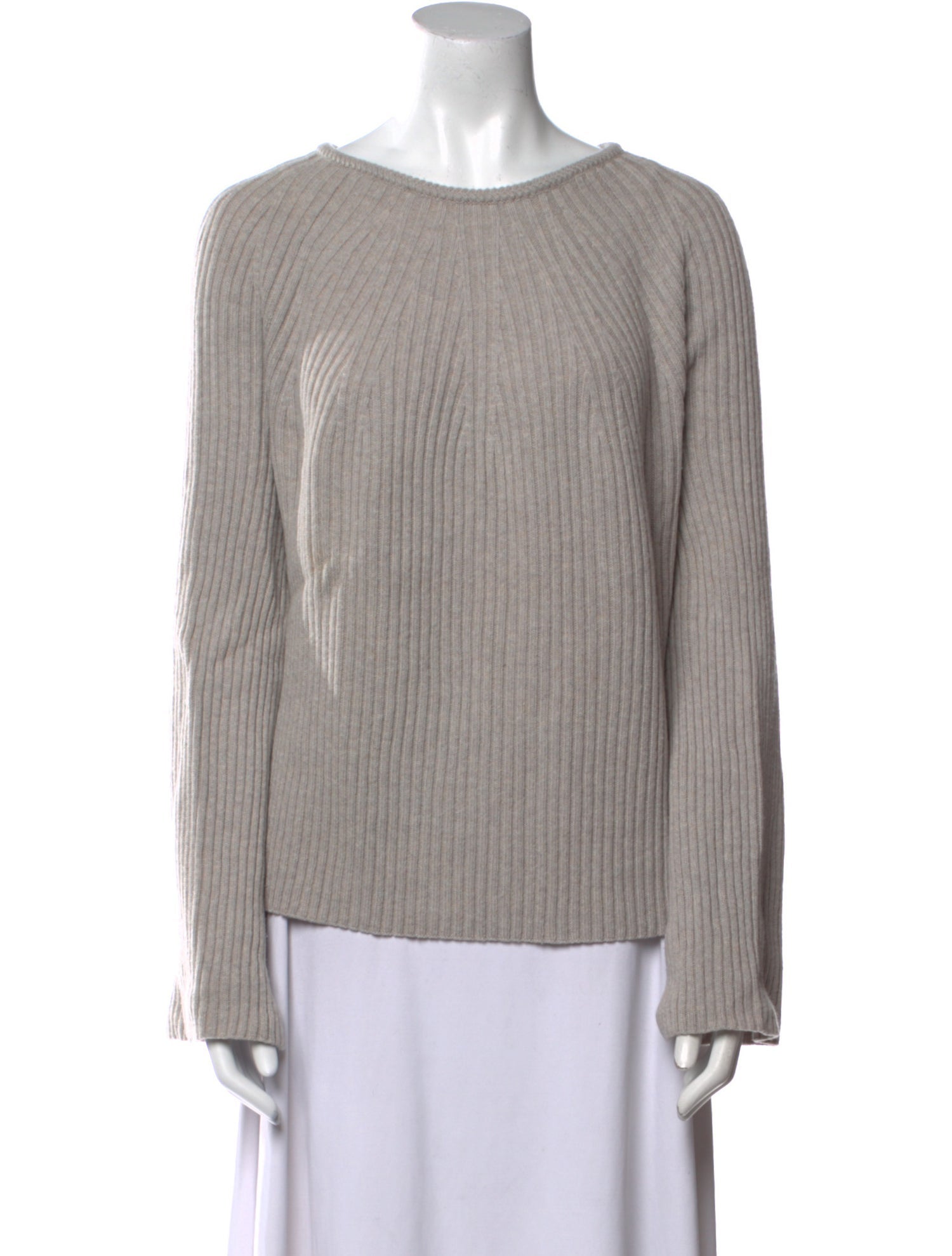 Helmut Lang Wool Bateau Neckline Sweater
