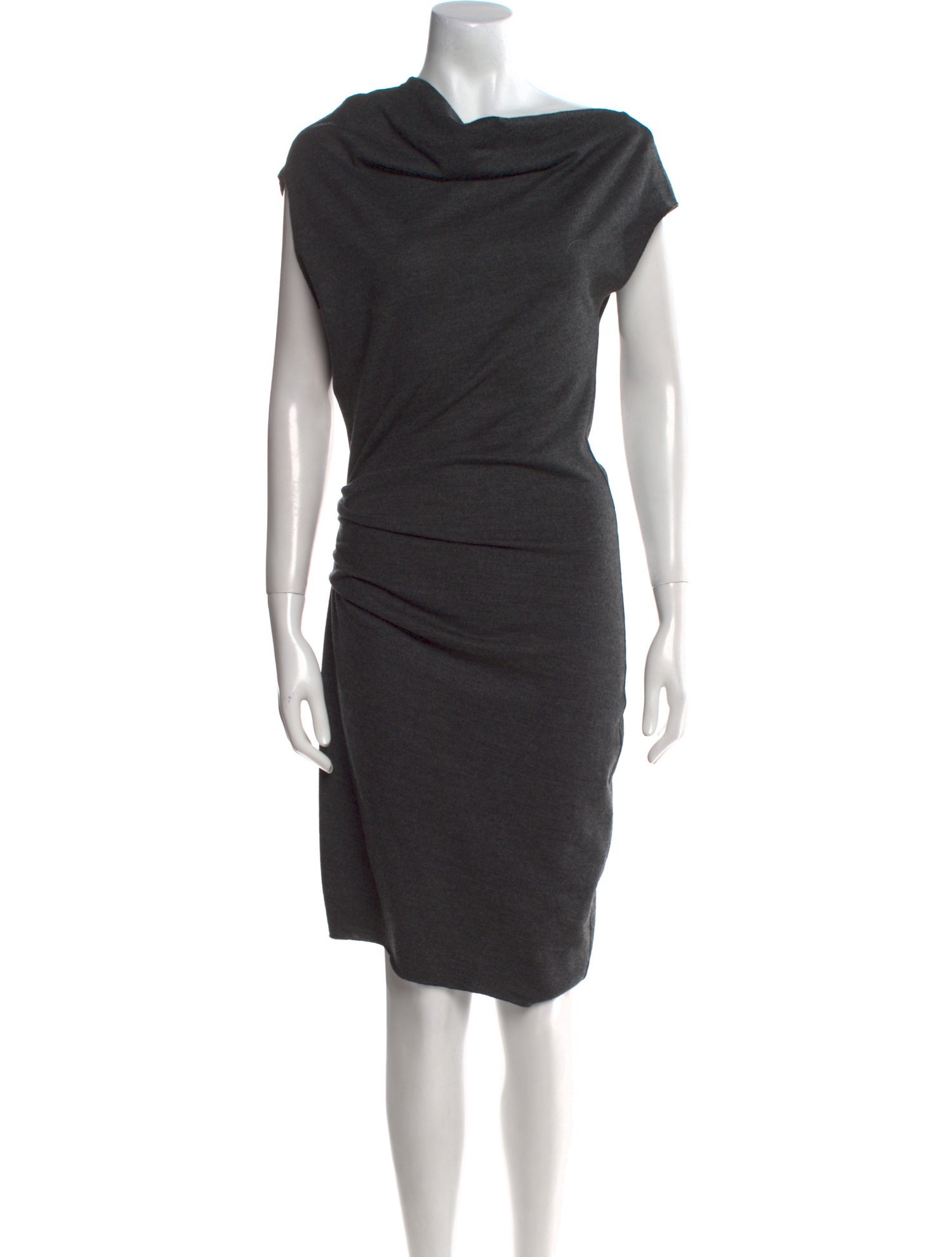Helmut Lang Wool Knee-Length Dress