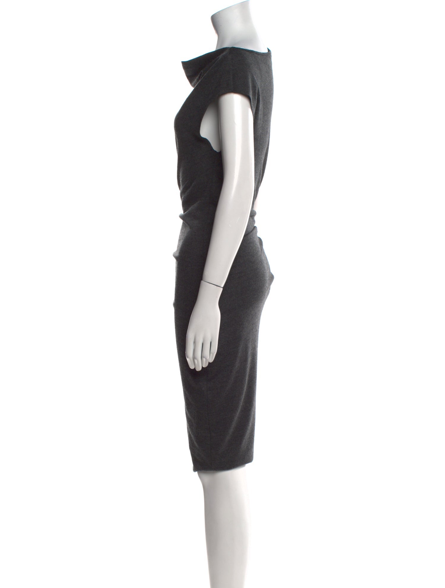 Helmut Lang Wool Knee-Length Dress
