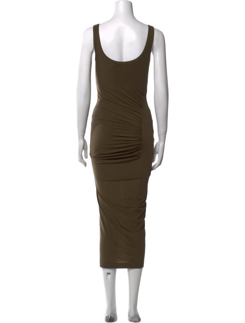 Helmut Lang Scoop Neck Long Dress