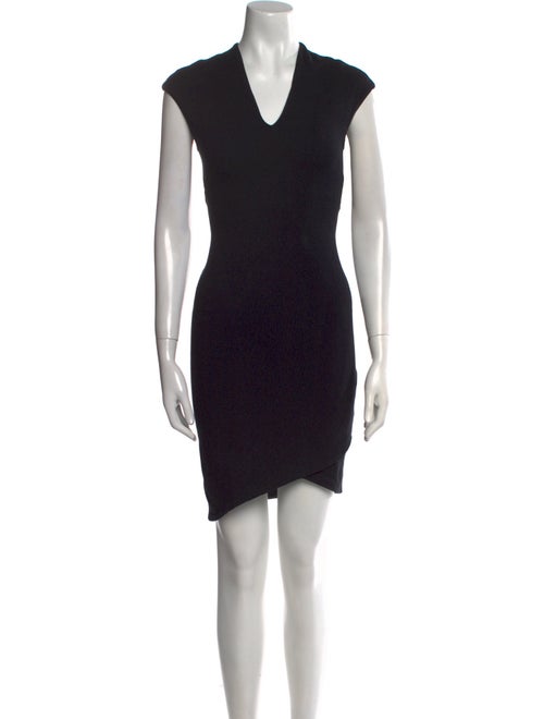 Helmut Lang V-Neck Mini Dress