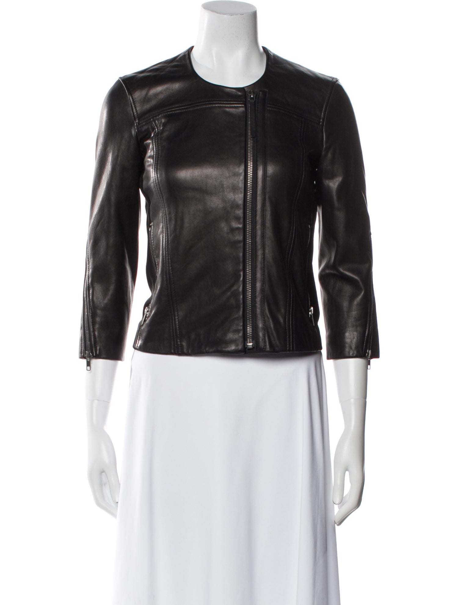 Helmut Lang Lamb Leather Biker Jacket