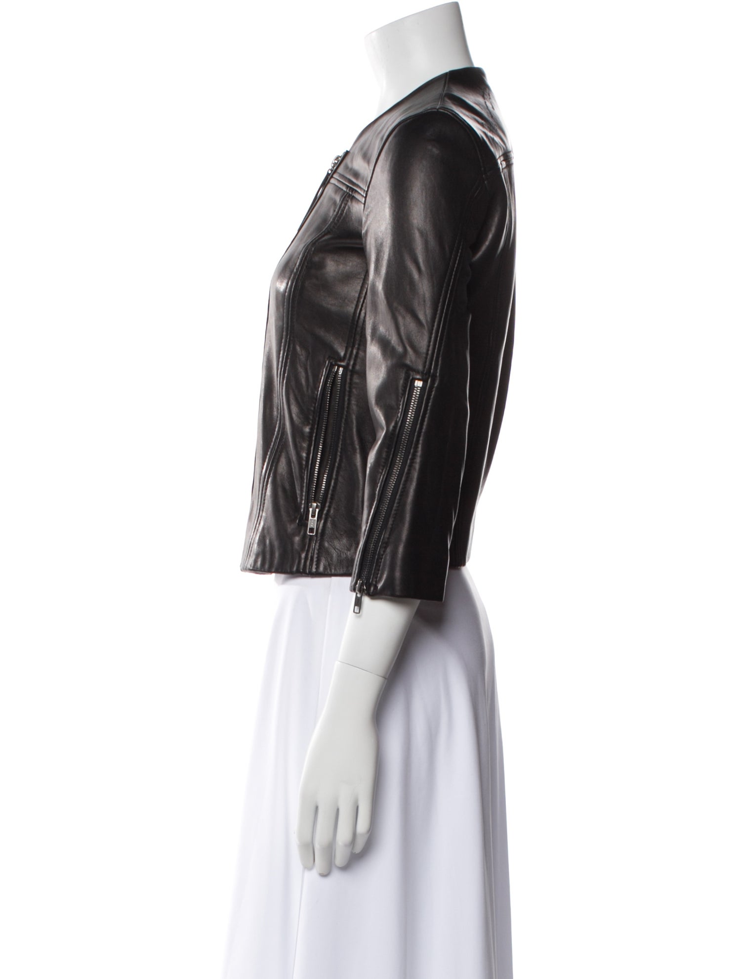 Helmut Lang Lamb Leather Biker Jacket