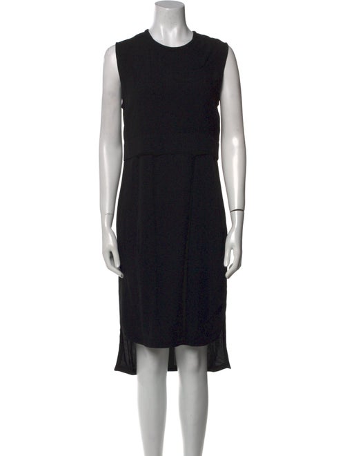 Helmut Lang Crew Neck Midi Length Dress