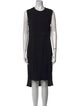 Helmut Lang Crew Neck Midi Length Dress
