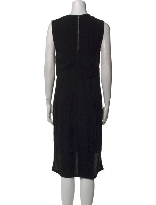 Helmut Lang Crew Neck Midi Length Dress