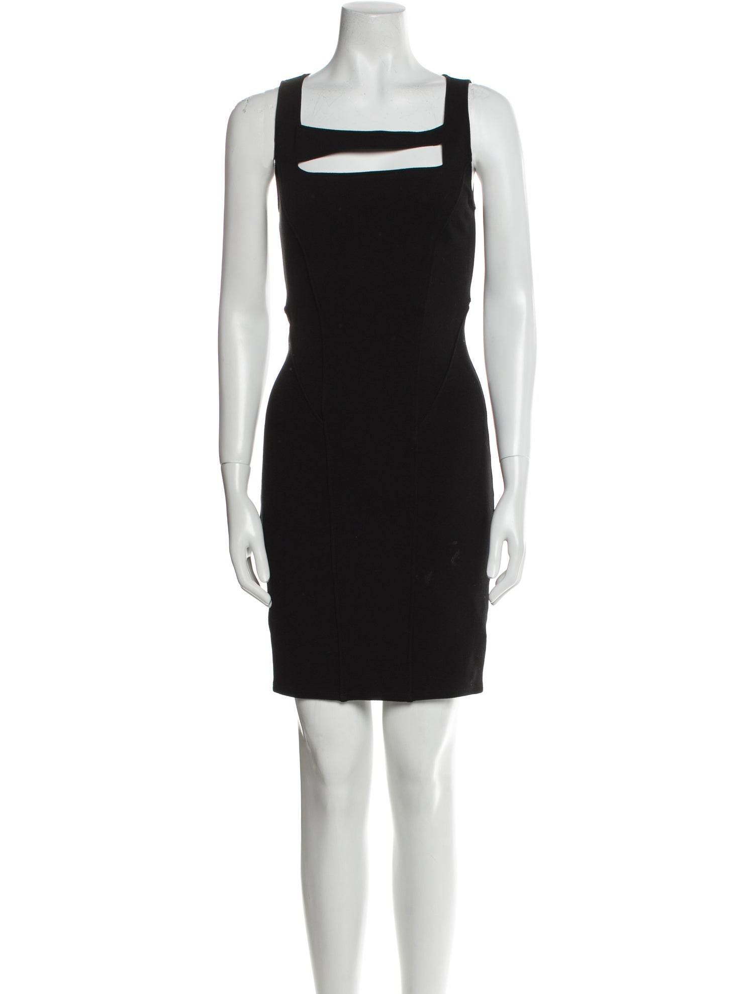 Helmut Lang Square Neckline Mini Dress