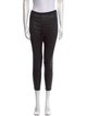 Helmut Lang Lamb Leather Skinny Leg Pants