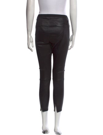 Helmut Lang Lamb Leather Skinny Leg Pants