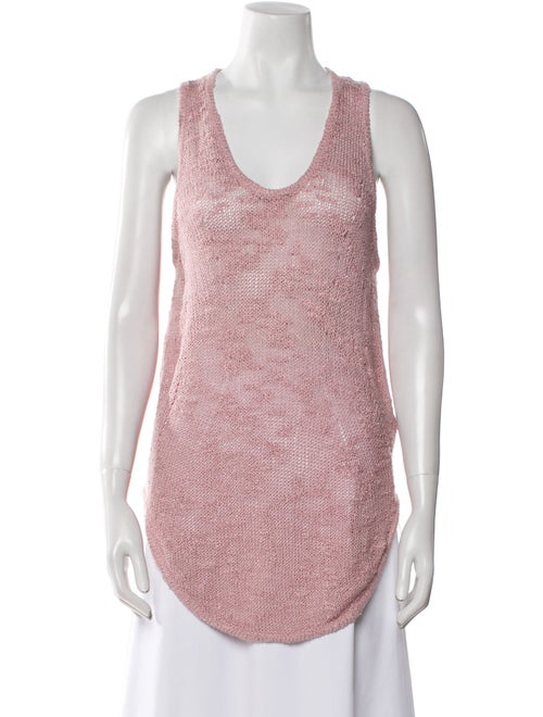 Helmut Lang Silk Scoop Neck Sweater