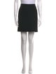 Helmut Lang Leather Trim Embellishment Mini Skirt