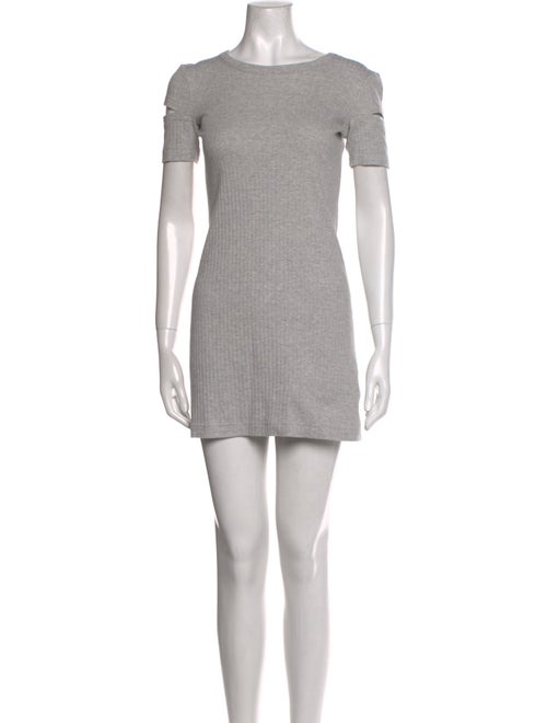 Helmut Lang Bateau Neckline Mini Dress