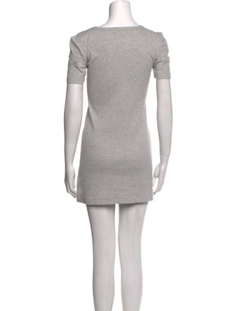 Helmut Lang Bateau Neckline Mini Dress