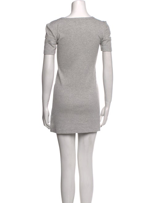 Helmut Lang Bateau Neckline Mini Dress