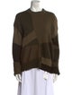Helmut Lang Striped Mock Neck Sweater