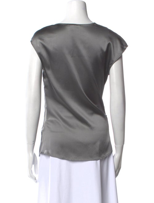 Helmut Lang Silk Cowl Neck Top