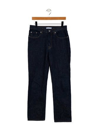 Helmut Lang Mid-Rise Straight Leg Jeans