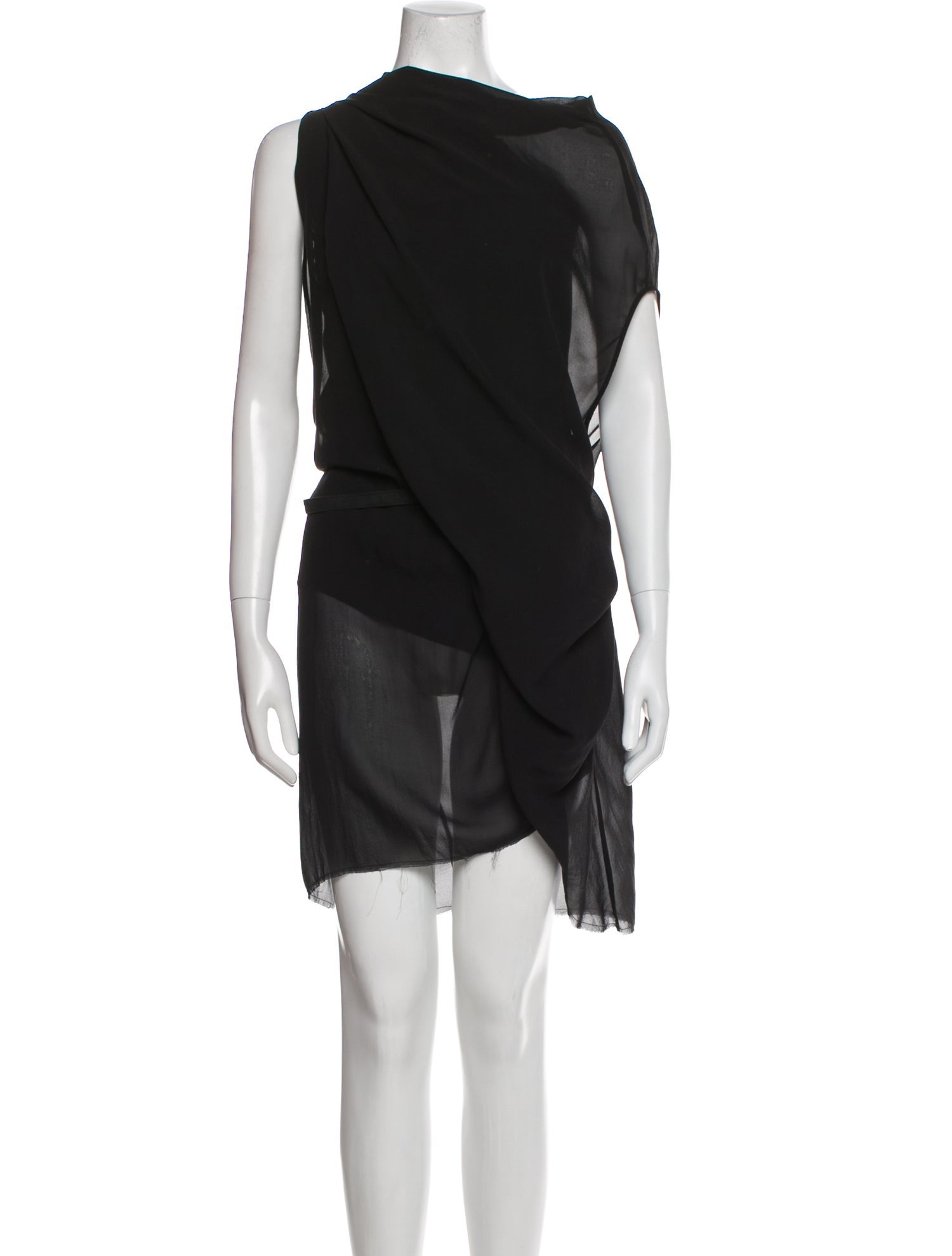 Helmut Lang Silk Knee-Length Dress