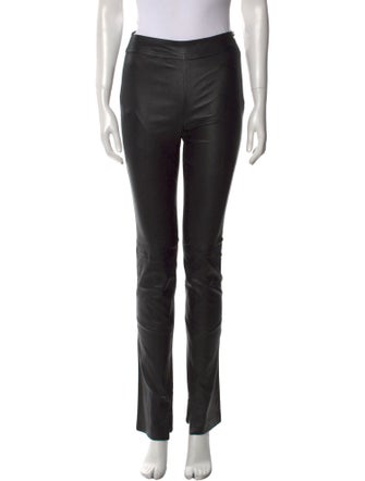 Helmut Lang Lamb Leather Straight Leg Pants