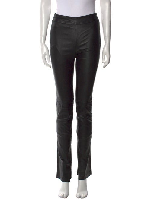 Helmut Lang Lamb Leather Straight Leg Pants