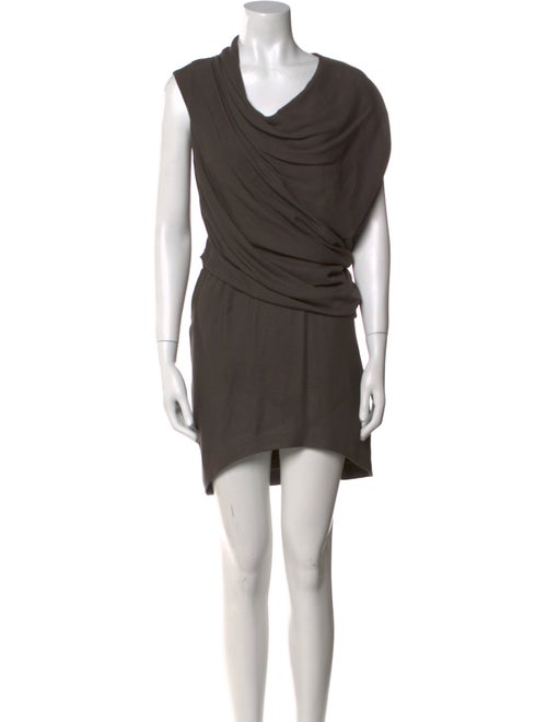 Helmut Lang Cowl Neck Knee-Length Dress