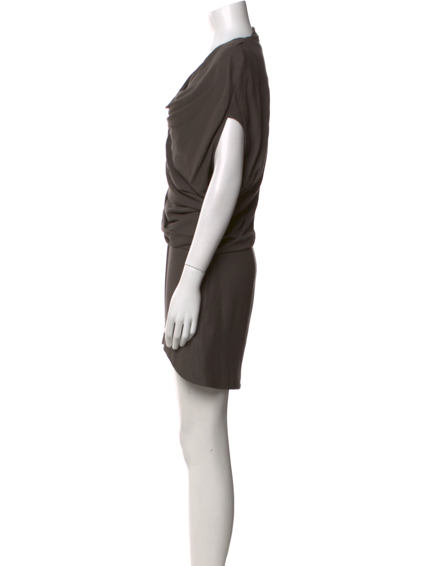 Helmut Lang Cowl Neck Knee-Length Dress