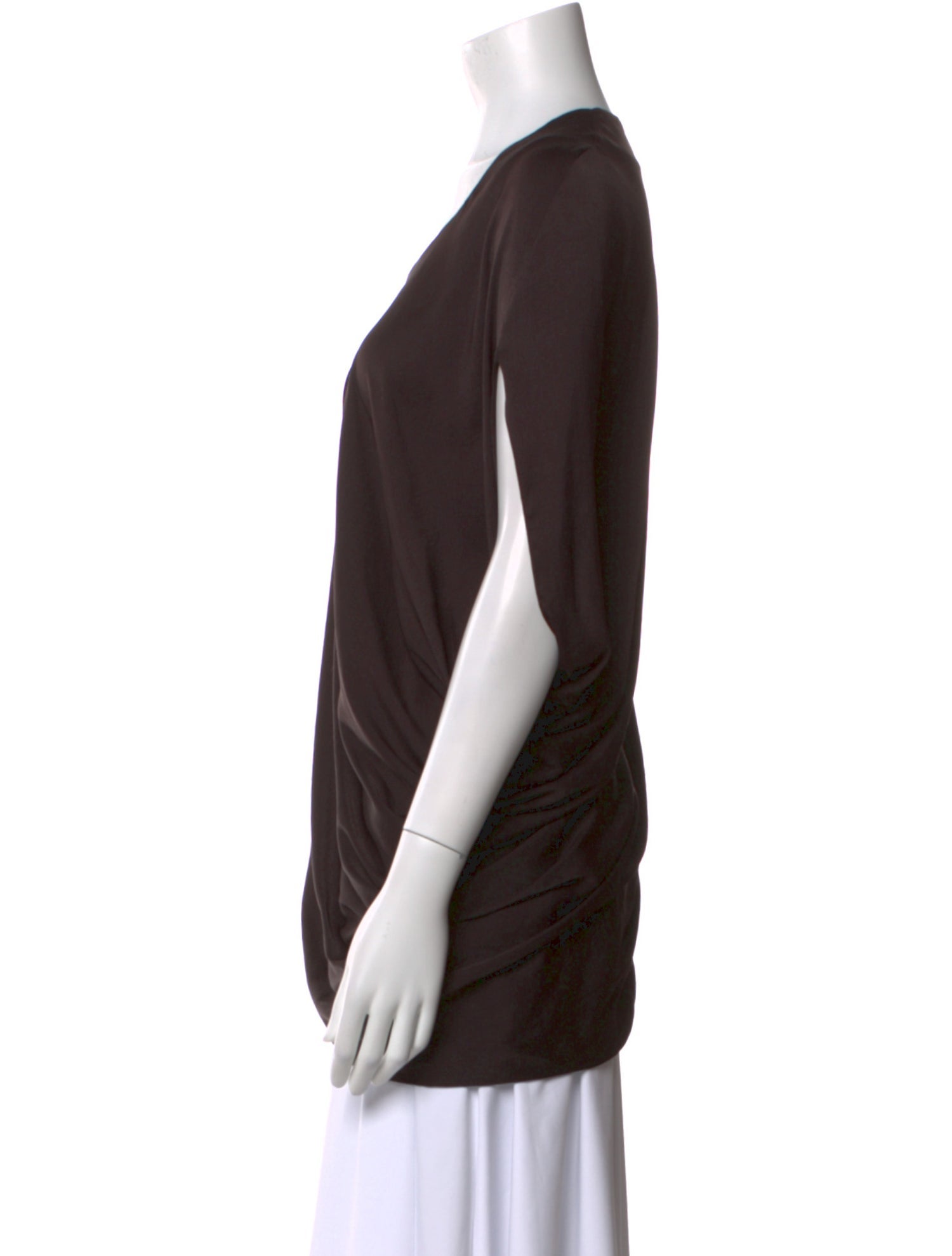 Helmut Lang Scoop Neck Short Sleeve Top