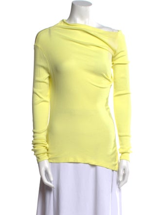 Helmut Lang Cowl Neck Long Sleeve Sweatshirt